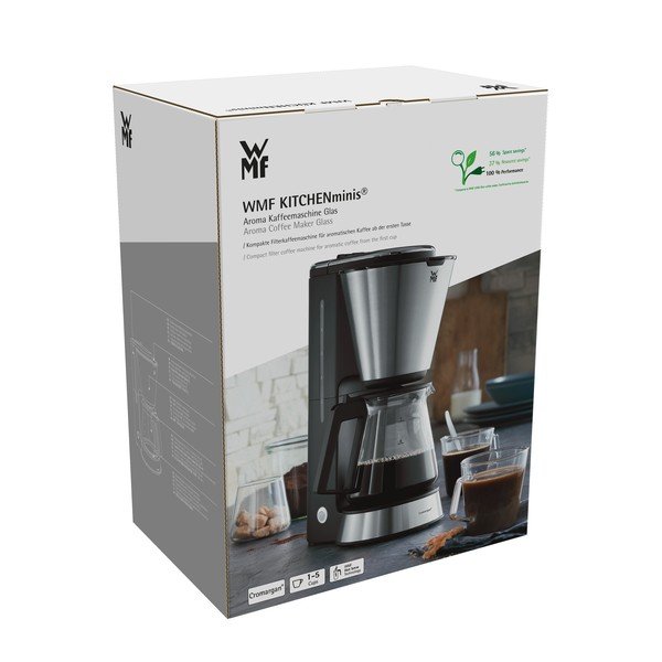 Aparat de cafea cu filtru din inox și sticlă WMF, 7,5 dl-image-1