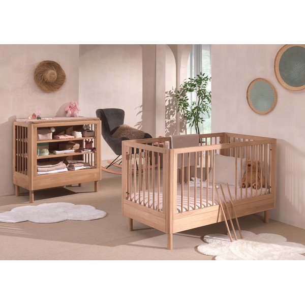 Set de mobilă pentru copii 2 buc. din lemn de stejar Forrest – Vipack-image-1