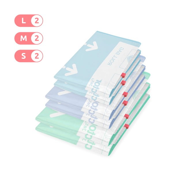 Saci de vidat 6 buc. Roll Up S/M/L – Compactor-image-2