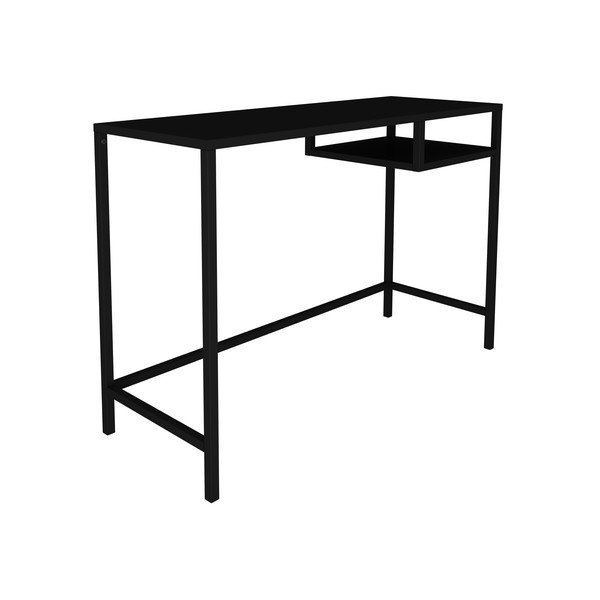Birou metalic Canett Lite, negru-image-3