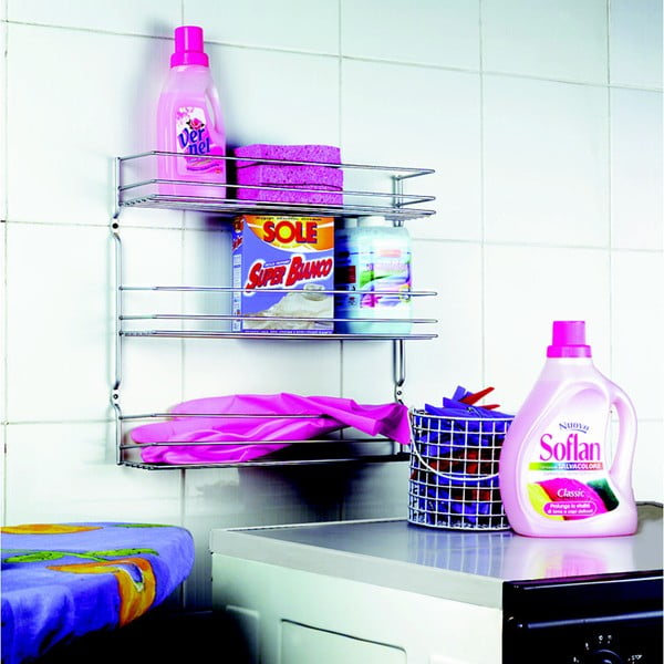 Organizator pentru mirodenii de montat pe perete din oțel – Metaltex-image-1