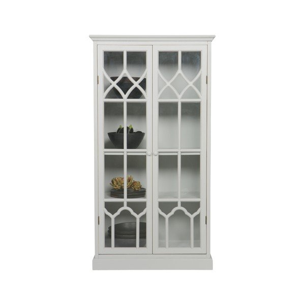 Vitrină din lemn de pin BePureHome Fresco, alb-image-2