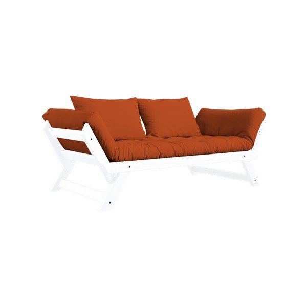 Canapea extensibilă Karup Bebop White/Orange-image-2