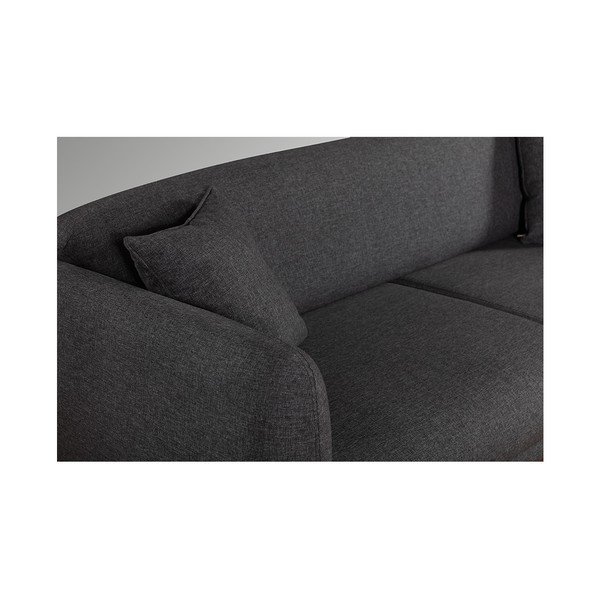 Canapea extensibilă Pandia Home Mallorca, gri închis-image-3
