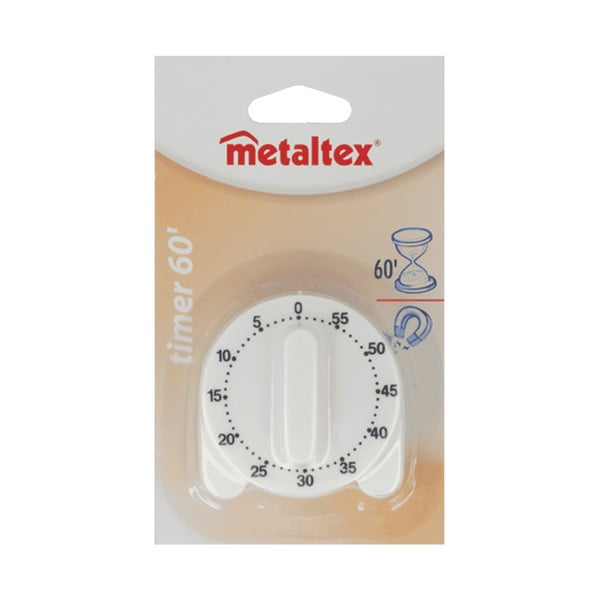 Cronometru de bucătărie Metaltex Time, alb-image-1