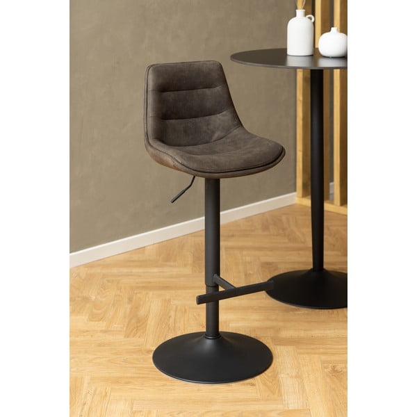 Scaun de bar verde închis cu înălțime ajustabilă (înălțime șezut 86 cm) Adisa – Actona-image-3