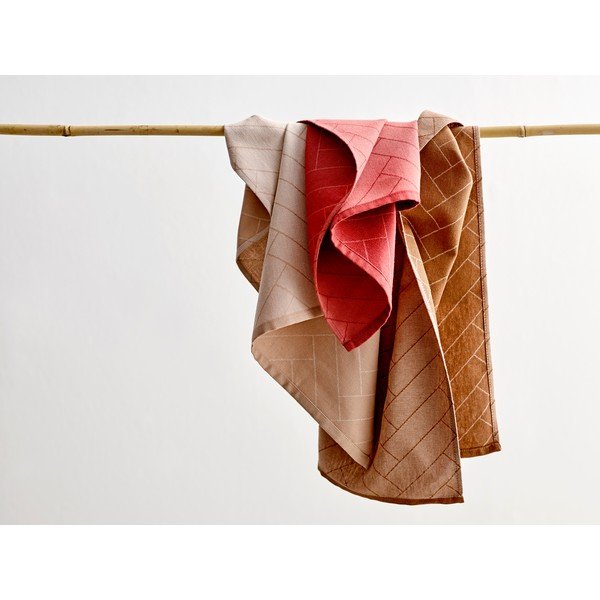 Prosop din bumbac pentru bucătărie Södahl, roșu, 50 x 70 cm-image-1