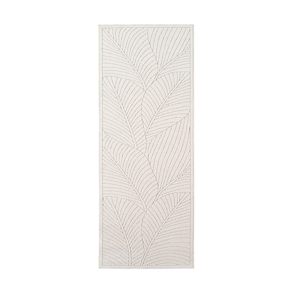 Covor tip traversă pentru interior și exterior crem 80x250 cm Nova 1203 – Ayyildiz Carpets