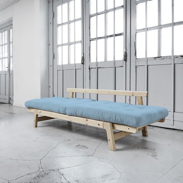 Canapea extensibilă Karup Step Natural/Celeste-image-2