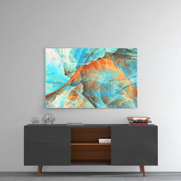 Tablou din sticlă Insigne Colored Nets, 110 x 70 cm-image-1