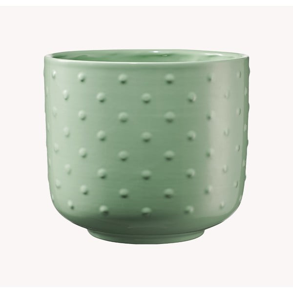 Ghiveci din ceramică Big pots Baku, ø 13 cm, verde deschis