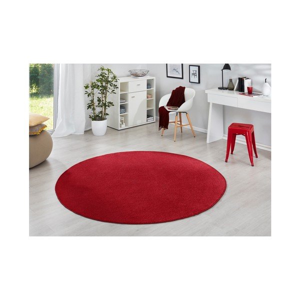 Covor Hanse Home Fancy, Ø 133 cm, roșu-image-1