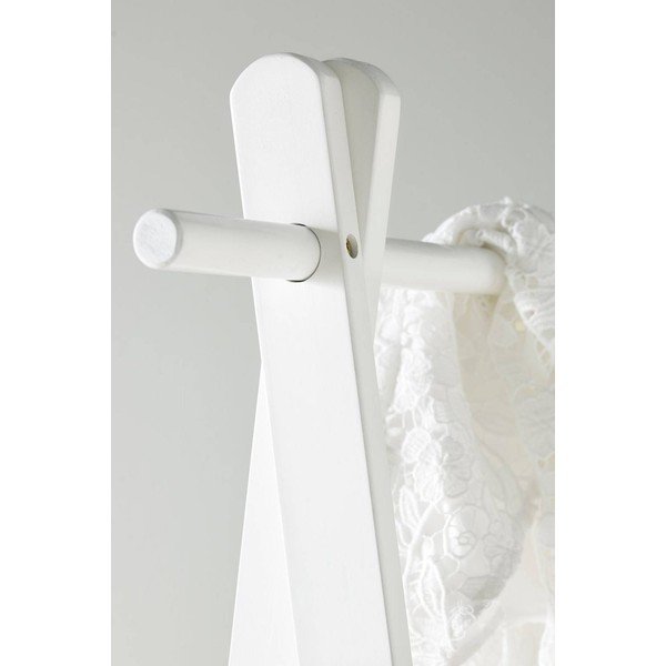 Suport pentru haine alb din lemn de stejar 91x159x43 cm – Ellos Home-image-3