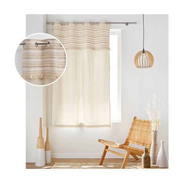 Draperie în culoare naturală 140x180 cm Atlas – douceur d'intérieur-image-4