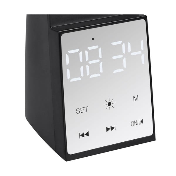 Veioză negru-mat LED cu temporizator (înălțime 45 cm) Linus – Trio-image-1