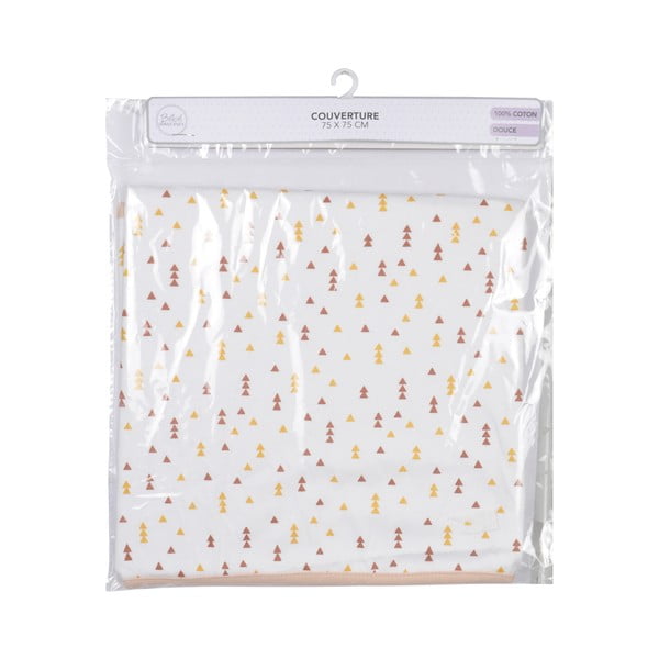 Pătură pentru copii albă din bumbac 75x75 cm Forest – Bébé Douceur-image-1