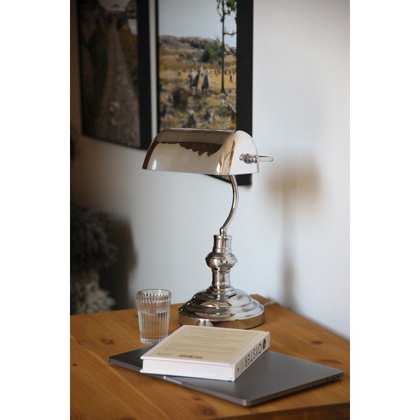 Veioză argintie (înălțime 22,5 cm) Bankers – Markslöjd-image-1