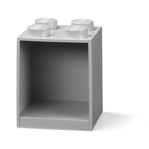 Raft de perete pentru copii LEGO® Brick 4, gri-image-2