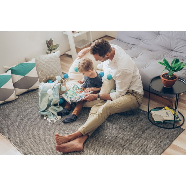 Ghirlandă luminoasă cu becuri LED LUKKA, 30 becuri, turcoaz, cu baterie-image-1