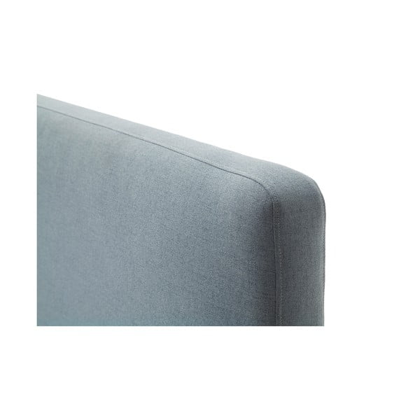 Pat matrimonial albastru prăfuit tapițat cu spațiu de depozitare cu somieră 140x200 cm Mattis – Meise Möbel-image-4