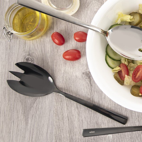 Tacâm pentru salată din oțel inoxidabil Black – Orion-image-1
