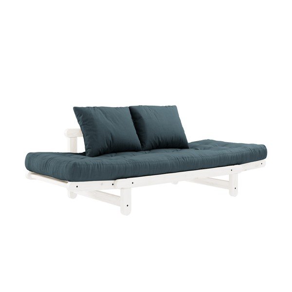 Canapea variabilă KARUP Design Beat White, albastru petrol-image-4