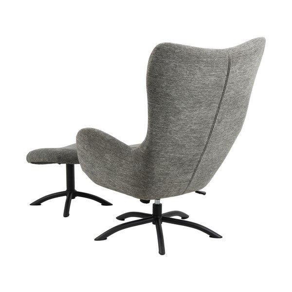 Set fotoliu și taburet Actona Talgarth, gri antracit-image-3