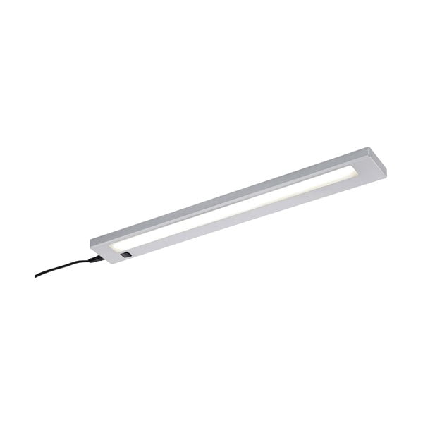 Aplică de perete argintie LED (lungime 55 cm) Alino – Trio