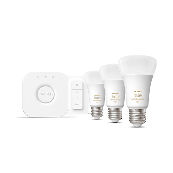 Kit start smart E27, 5 buc. 11 W White ambiance – Philips Hue
