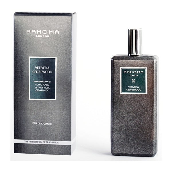 Spray de interior Bahoma London, aromă de lemn de cedru și vetiver, 100 ml