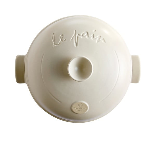 Formă rotundă de copt pâine Emile Henry, ⌀ 34 cm, alb fildeș-image-3