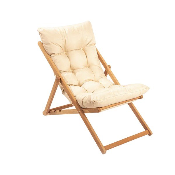 Set mobilier de grădină crem/natural  din lemn   de fag pentru 2 persoane – Floriane Garden-image-2