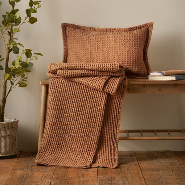 Pernă decorativă din bumbac 30x50 cm Jaipur Chunky Waffle – Pineapple Elephant-image-2