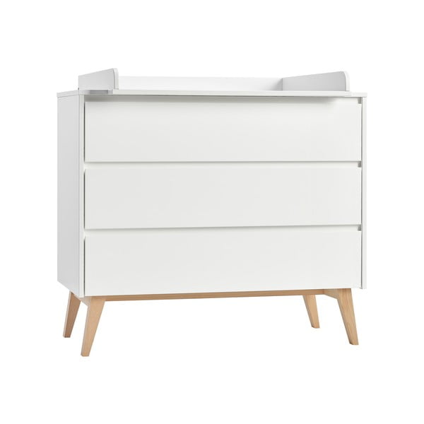 Comodă pentru copii Pinio Swing, 100 x 92 cm, alb-image-2