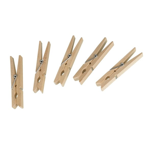 Set 50 cârlige din lemn pentru rufe Wenko Pegs-image-2
