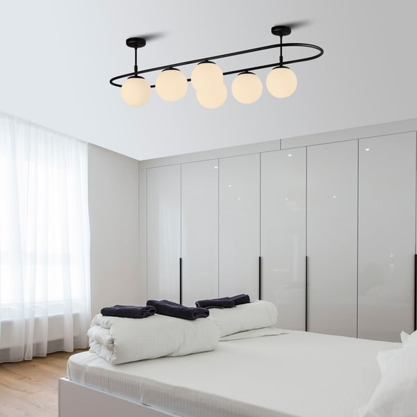 Lustră Squid Lighting Elips, lungime 124 cm, negru-image-3