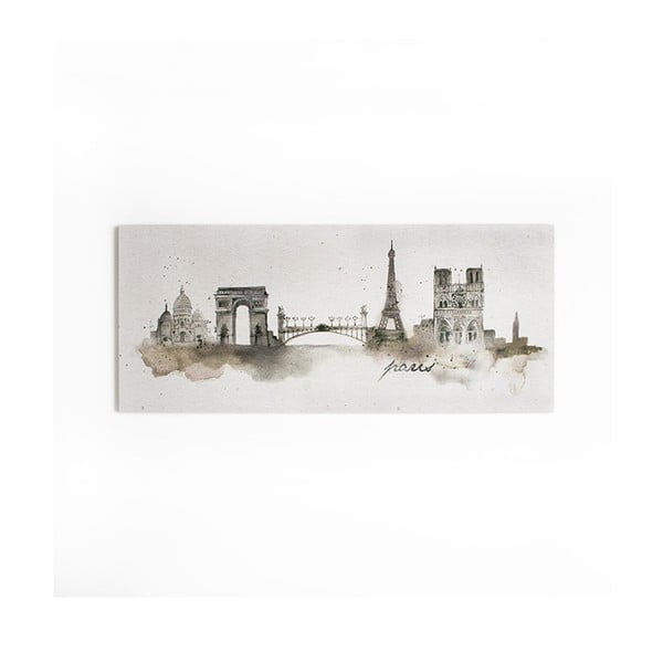 Tablou Graham & Brown Paris Watercolour, 120 x 50 cm