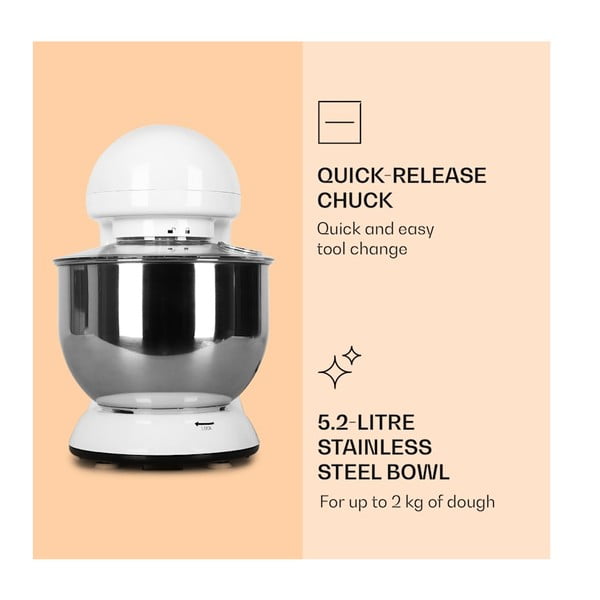 Robot de bucătărie Klarstein Bella, alb-image-3