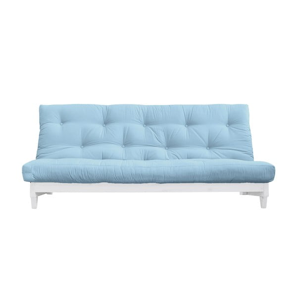 Canapea variabilă Karup Design Fresh White/Light Blue
