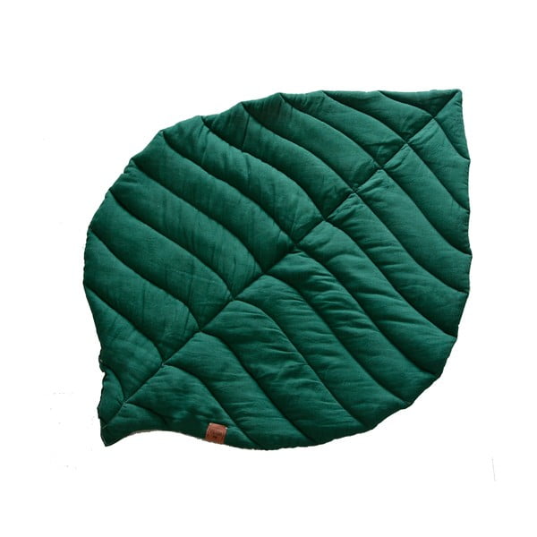 Pătură din in pentru copii VIGVAM Design Buk, verde
