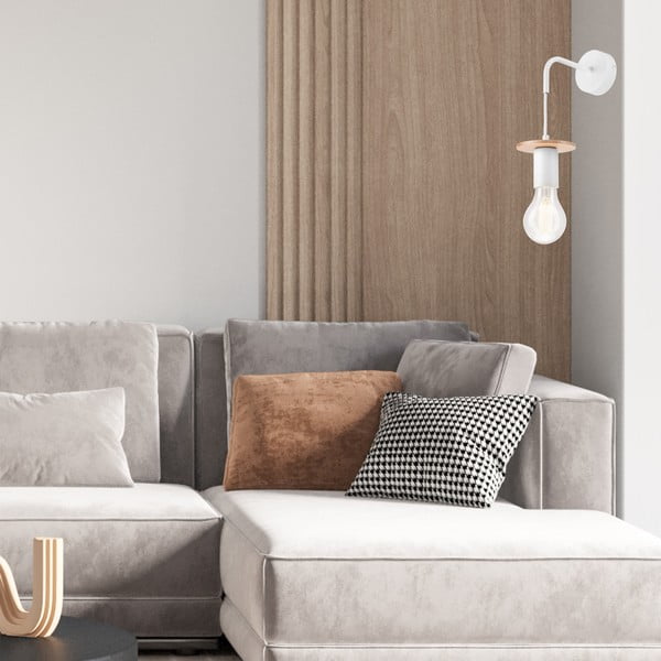 Aplică de perete albă Angelina – LAMKUR-image-2