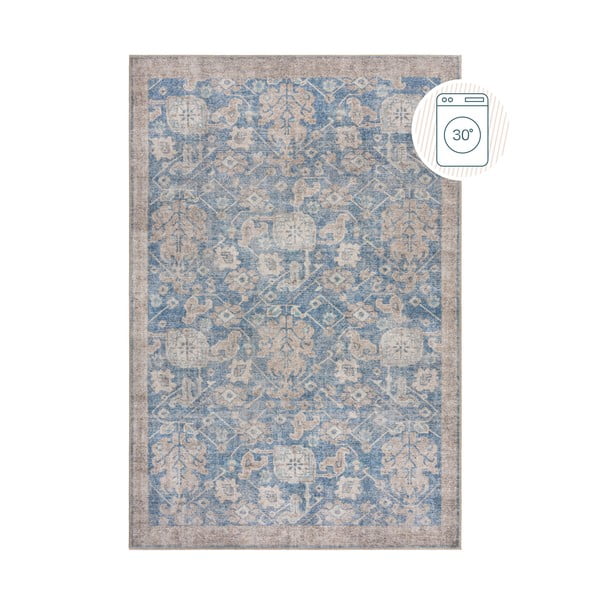 Covor albastru lavabil 115x170 cm Orelia Global – Flair Rugs