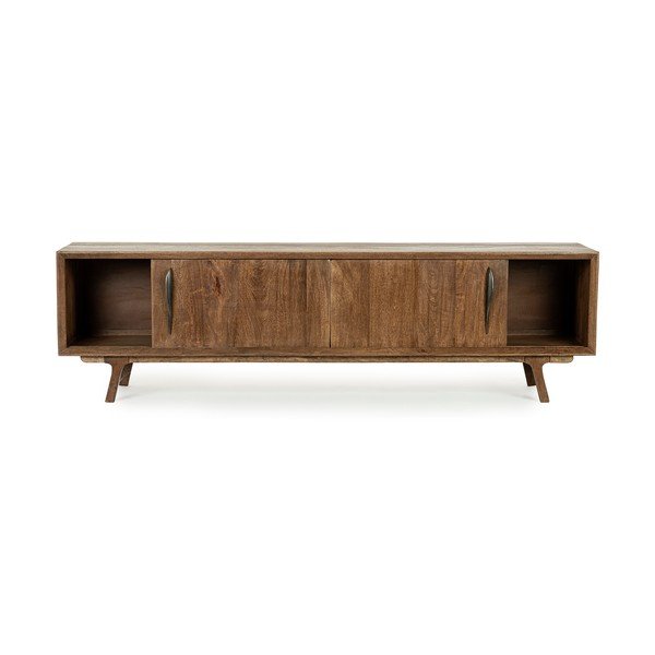 Comodă TV în culoare naturală din lemn de mango 200x60x43 cm Sherman – Bizzotto-image-2