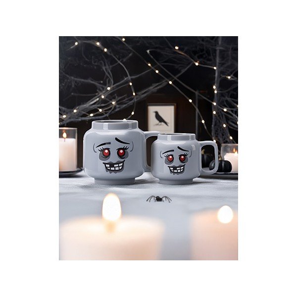 Cană pentru copii gri pentru latte din ceramică 255 ml Zombie – LEGO®-image-3
