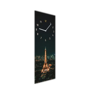 Ceas de perete Styler Glassclock Paris, 20 x 60 cm