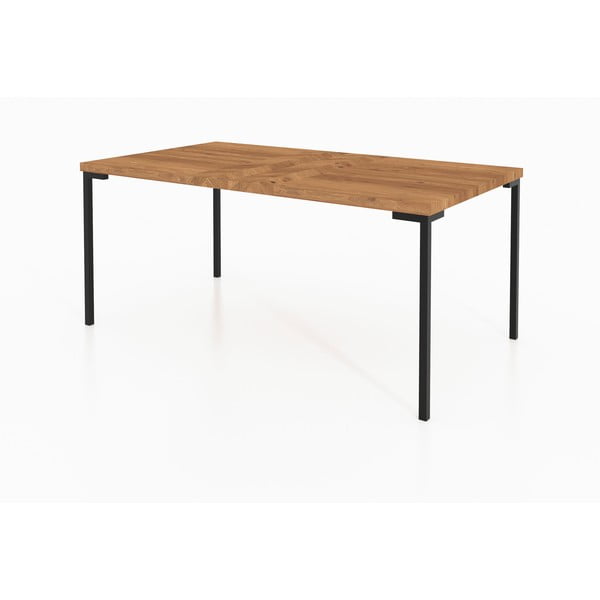 Masă dining din lemn de stejar 90x200 cm Abies – The Beds-image-4