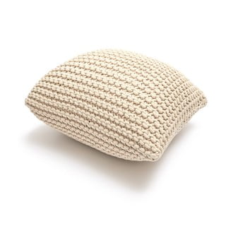 Puf pernă Bonami Essentials Knit, bej