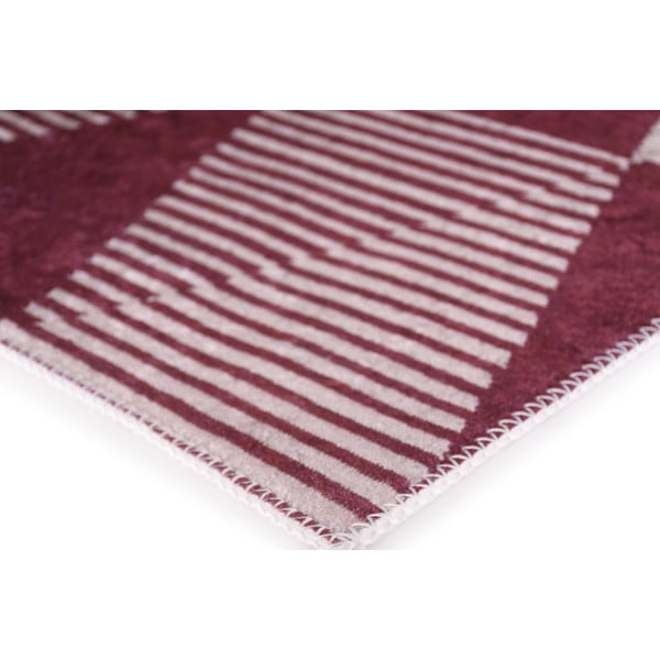 Covor burgundy lavabil 80x150 cm – Vitaus-image-2