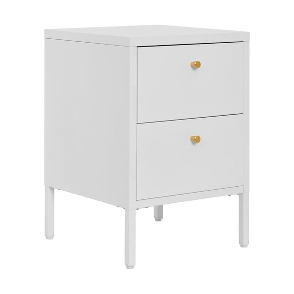 Noptieră albă din metal Dalby – House Nordic-image-2