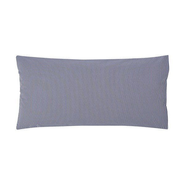 Set de 2 fețe de pernă decorative din bumbac ranforce Westwing Collection Daisies, 40 x 80 cm, albastru-image-3